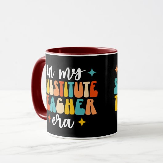 Mug À l'ère de l'enseignant remplaçant (Devant gauche)