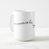 Mug À l'ère de mon conseiller avec les étoiles noires (Devant gauche)