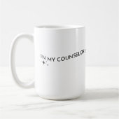 Mug À l'ère de mon conseiller avec les étoiles noires (Gauche)