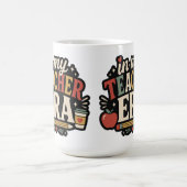Mug À l'ère de mon professeur Professeur Rétro (Centre)