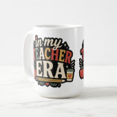 Mug À l'ère de mon professeur Professeur Rétro (Devant gauche)