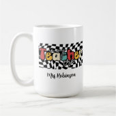 Mug À l'ère de mon professeur, professeur rétro (Gauche)