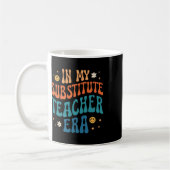 Mug À l'ère de mon professeur remplaçant rétro groovy (Gauche)