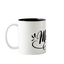 Mug à lettres personnalisées avec le nom Monica