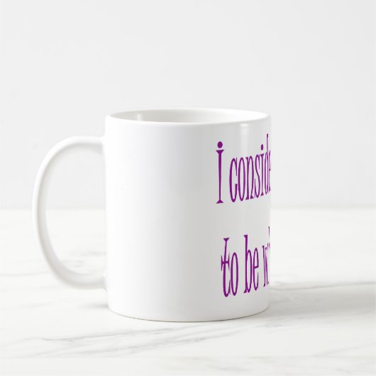 Mug À l'heure est quand j'y arrive (Gauche)