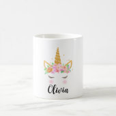 Mug à licorne personnalisée, Cadeaux pour enfants (Centre)