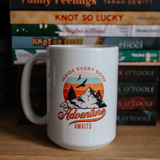 Mug À L'Intérieur De Chaque Livre Adventure Attend Liv