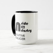 Mug À l'intérieur du logo d'industrie (Devant gauche)