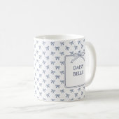 Mug A Little Blue Jean Baby Blue Coquette Bow (Devant droit)