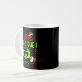Mug A Little Who Is Due Funny Christmas Pregnancy Anno (Devant gauche)