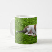 Mug À l'os de pitbull de chiot (Devant gauche)