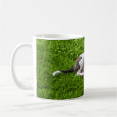 Mug À l'os de pitbull de chiot (Gauche)