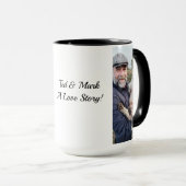 Mug A Love Story - texte et photos modifiables (Devant droit)