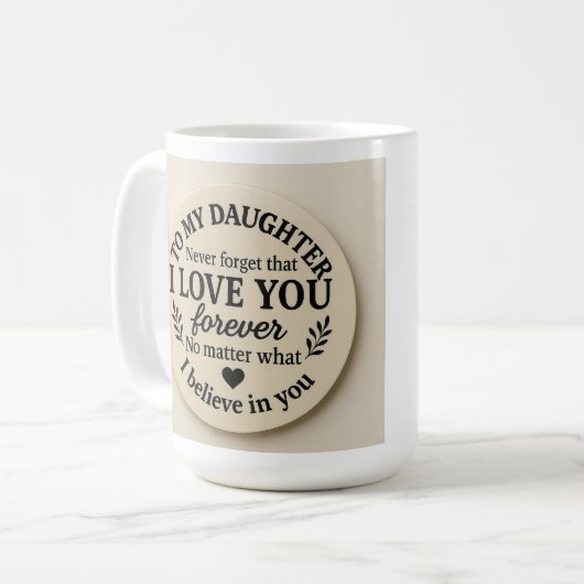 Mug À ma fille eWatch Watch (Devant gauche)