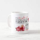 Mug A ma fille/ Je t'aime maman. (Devant gauche)