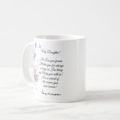 Mug À ma fille - Je t'aimerai pour toujours (Devant gauche)