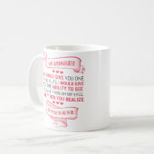 Mug À ma petite-fille (Devant gauche)