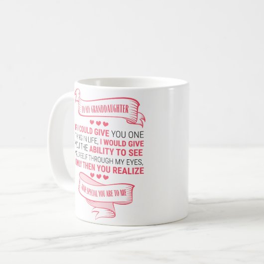 Mug À ma petite-fille (Devant gauche)