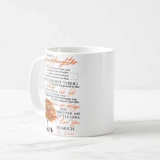 Mug À ma petite-fille (Devant gauche)