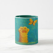 Mug à mâchoire de chat Whimsical - Style de textur (Centre)
