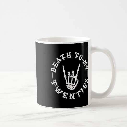 Mug À mes 20 ans 30e anniversaire Skeleton Hallowe mai (Droite)