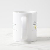Mug à micro-ondes avec recette de gâteau au chocol (Dos)