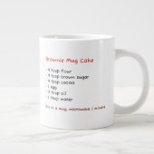 Mug à micro-ondes (Recette de gâteau au chocolat K (Droite)