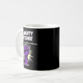Mug A Mighty Seizure Elepsy Awareness Funny Suprt  (Devant gauche)