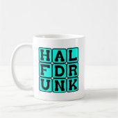 Mug À moitié ivre, perspective optimiste (Gauche)
