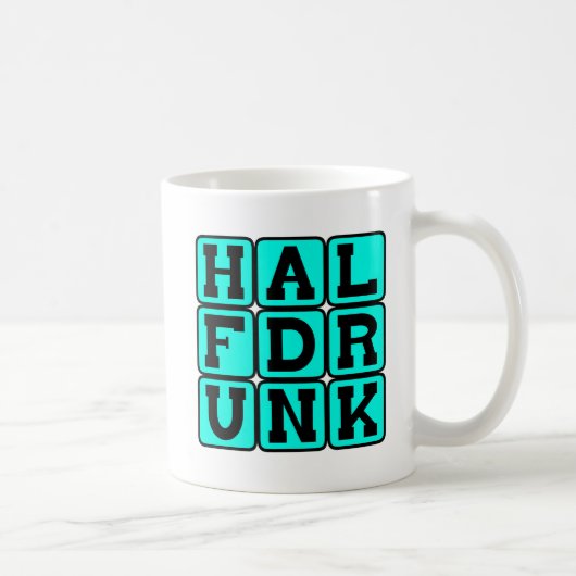 Mug À moitié ivre, perspective optimiste (Droite)