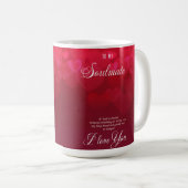 Mug À mon âme sœur je t'aime  (Devant droit)