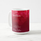 Mug À mon âme sœur je t'aime  (Devant gauche)