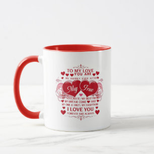 Mug À Mon Amour Je T'Aime Pour Toujours Et Toujours Âg