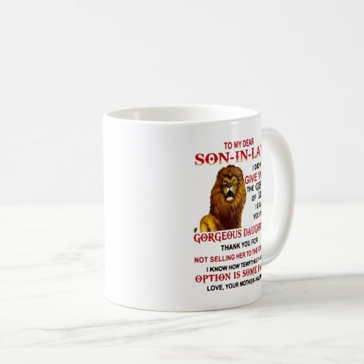 Mug À mon cher gendre (Devant droit)