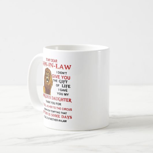 Mug À mon cher gendre (Devant gauche)