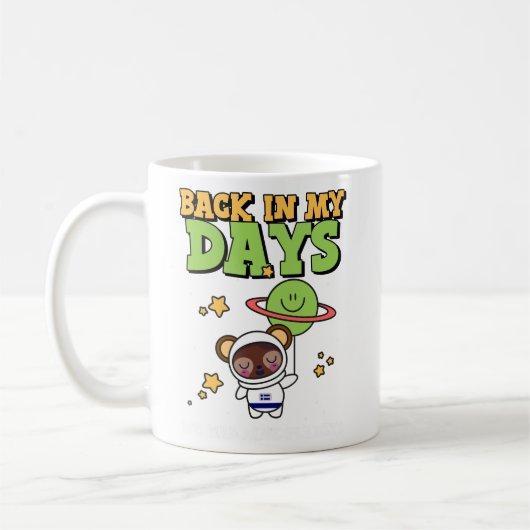 Mug À mon époque, nous avions neuf planètes (Gauche)