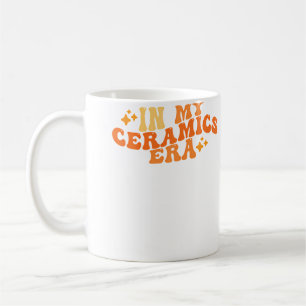 Mug À mon ère de céramique drôle d'art en argile