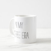 Mug À mon ère du café, esthétique de fille adolescente (Devant gauche)