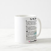 Mug À Mon Fils, J'Aimerais Parfois Que Tu Sois Encore  (Devant droit)