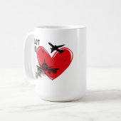 Mug "À Mon Fils - Voler Haut, Dream Big Pilot Mug" (Devant gauche)