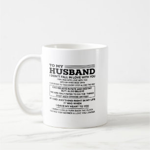 Mug À mon mari, je ne suis pas tombée amoureuse de ta