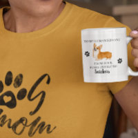 À mon serviteur Humain Funny Chien Cadeau Corgi