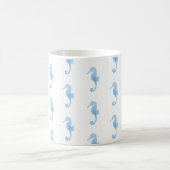 Mug à motif côtier Cheval marin bleu (Centre)