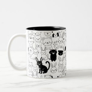Mug à motif d'animaux mignons