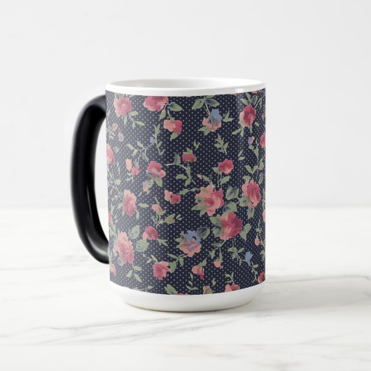 Mug à Motif de fleurs (Devant gauche)