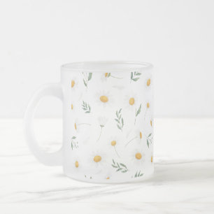 Mug à motif de fleurs de marguerite