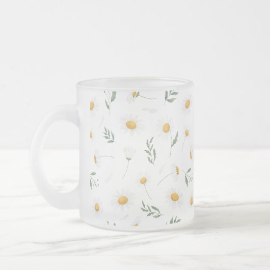 Mug à motif de fleurs de marguerite (Gauche)