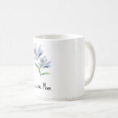 Mug à motif floral de style aquarelle (Devant droit)