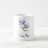 Mug à motif floral de style aquarelle (Centre)