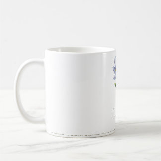 Mug à motif floral de style aquarelle